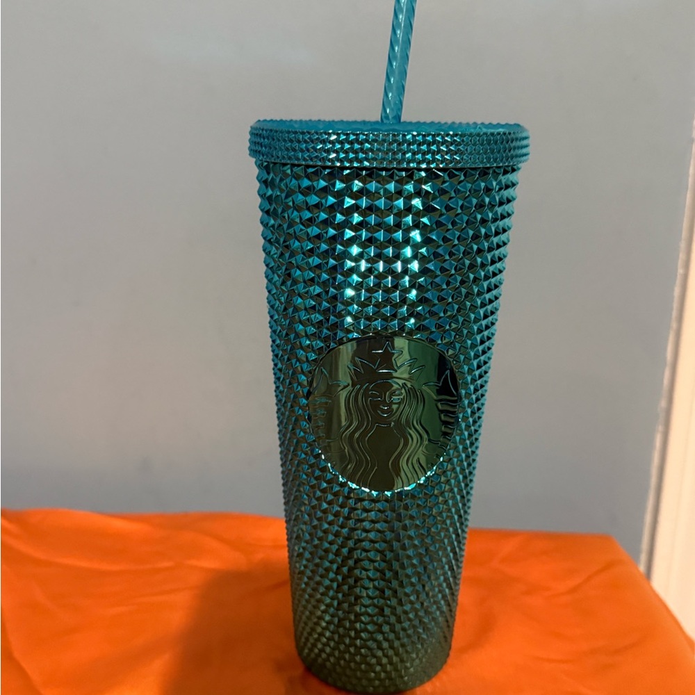 Starbucks Vibrant Blue Studded Tumbler